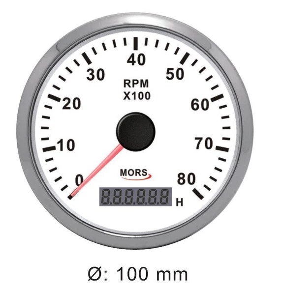 Mors Devir Göstergesi 8000rpm  Beyaz ürün görseli 1