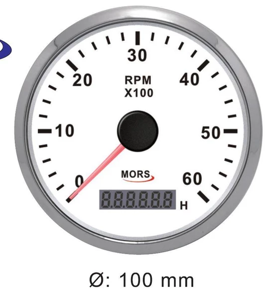 Mors Devir Göstergesi 6000rpm  Beyaz ürün görseli 1