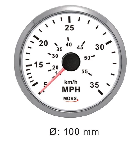 Mors Sürat Göstergesi 35mph  Beyaz ürün görseli 1