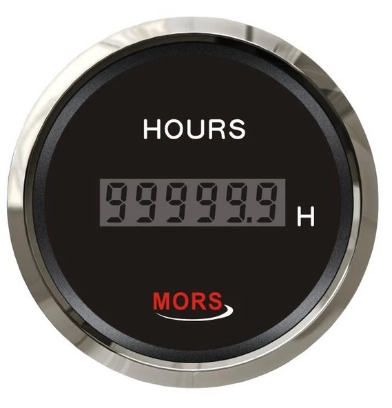 Mors Dijital Motor Zaman Saati  Siyah ürün görseli 1