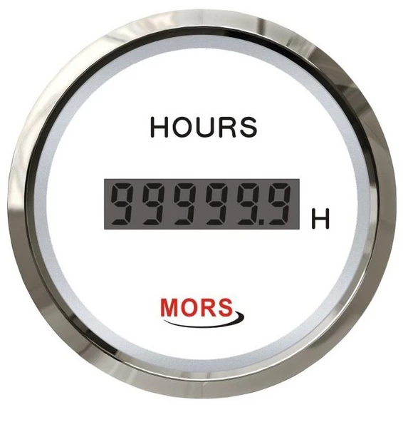 Mors Dijital Motor Zaman Saati  Beyaz ürün görseli 1