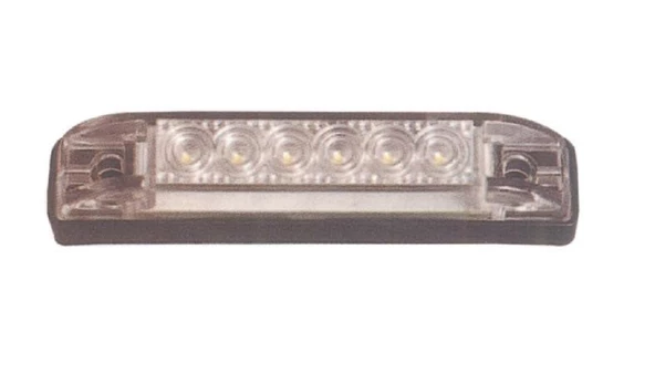 Saray Basamak Lambası 6 Ledli 12v   Beyaz ürün görseli 1
