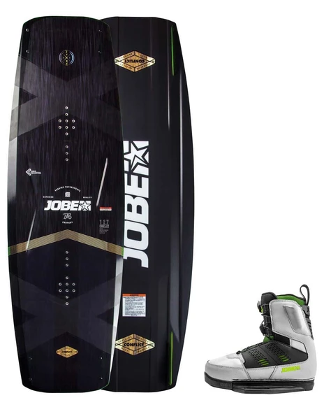 Jobe Conflict Wakeboard 145cm+ Nitro Ayakkabı 44-45 Seti ürün görseli 1
