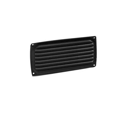 Nuova Rade Havalandırma Kapağı 100x200mm  Siyah ürün görseli 1