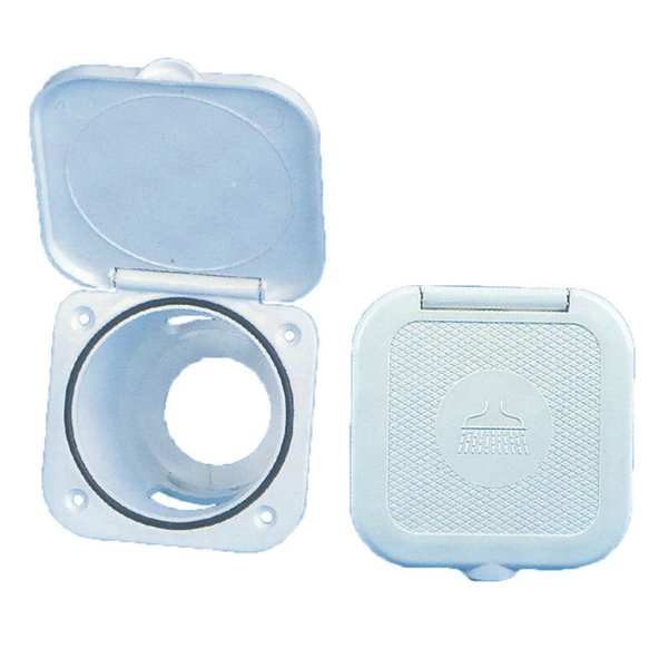 Nuova Rade Kare Kapaklı Duş Yuvası Beyaz ürün görseli 1