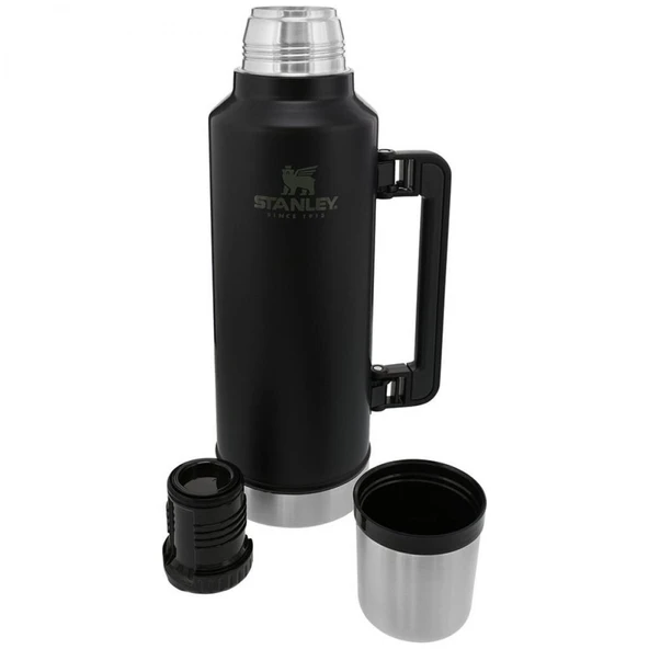 Stanley Klasik Vakumlu Çelik Termos 1,9 lt  MatteBlack ürün görseli 1
