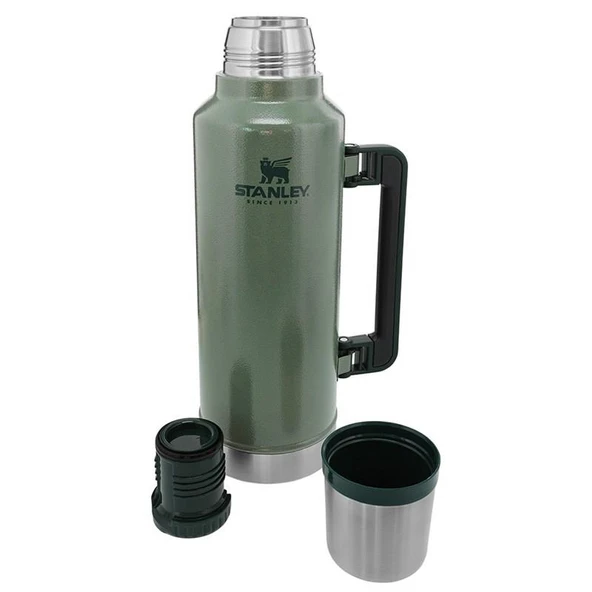 Stanley Klasik Vakumlu Çelik Termos 1,9 lt  HammertoneGreen ürün görseli 1