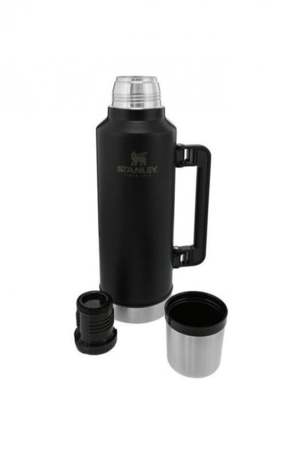 Stanley Vakumlu Çelik Termos 1,4lt  MatteBlack - Resim 2