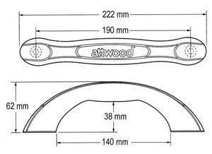 Attwood Plastik Tutamak Gri - Resim 2