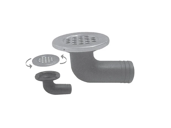 Krom Flanşlı Yer Sifonu 38mm ürün görseli 1
