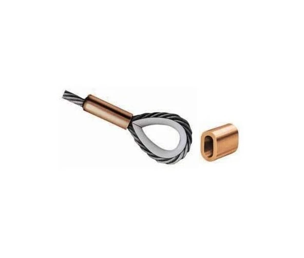 Saray Bakır Çelik Halat Yüzüğü  12mm ürün görseli 1