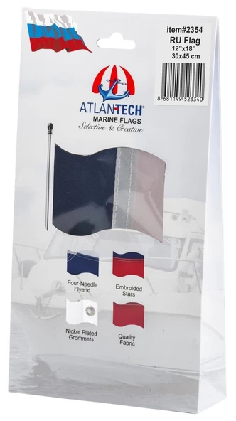 Atlantech Rusya Bayrağı   30x45cm ürün görseli 1