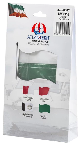 Atlantech Kuveyt Bayrağı   30x45cm ürün görseli 1