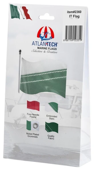 Atlantech İtalya Bayrağı   30x45cm ürün görseli 1