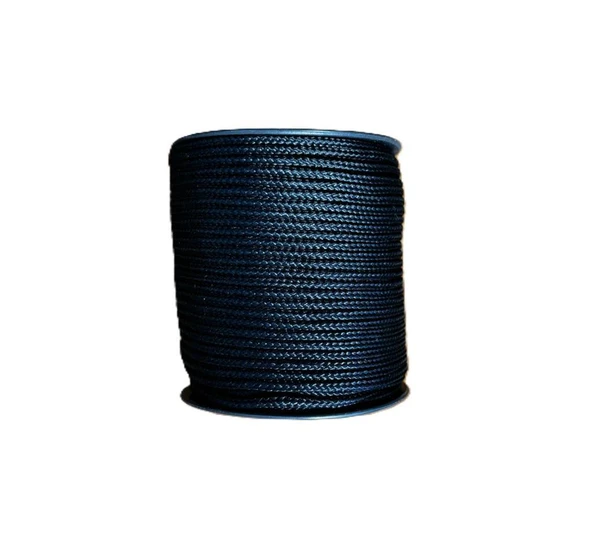 Çekim Halat Color Cord Halat 2mm 45mt   Siyah ürün görseli 1
