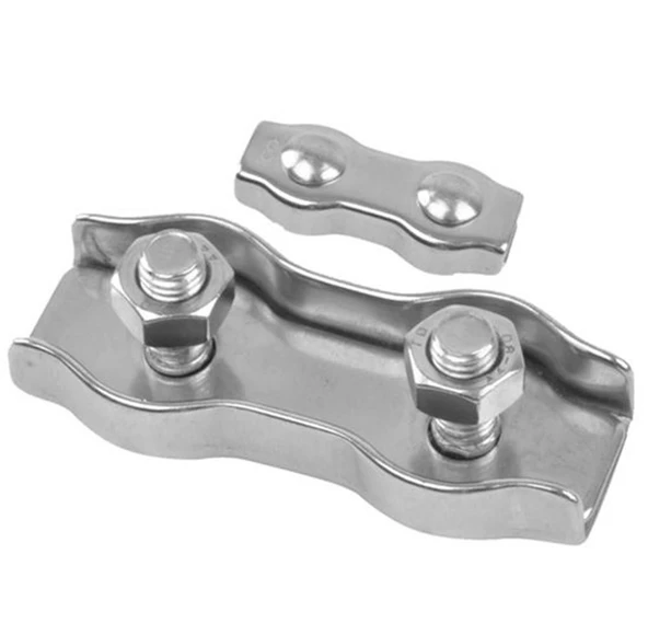 Krom Çift Saçlı Klemens  5mm ürün görseli 1