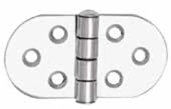 Krom Menteşe Oval 38x71mm ürün görseli 1