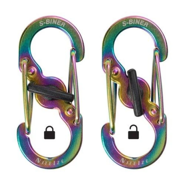 Nite Ize S-Biner MicroLock Karabina 2li Paket ürün görseli 1