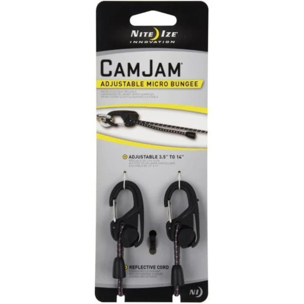 Nite Ize CamJam Ayarlanabilir Bungee 2li paket ürün görseli 1