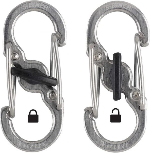 Nite İze S-Biner Microlock Karabina 2li ürün görseli 1