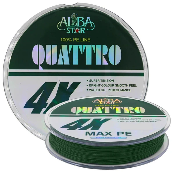 Albastar Quattro 4x İp Misina 150mt   0.37mm ürün görseli 1