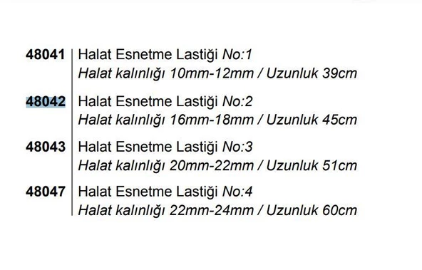 Sealux Halat Esnetme Lastiği  16-18mm - Resim 2