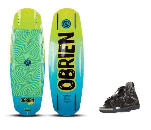 Obrien Hookky Wakeboard 118cm + Clutch Ayakkabı 33-37 Seti ürün görseli 1