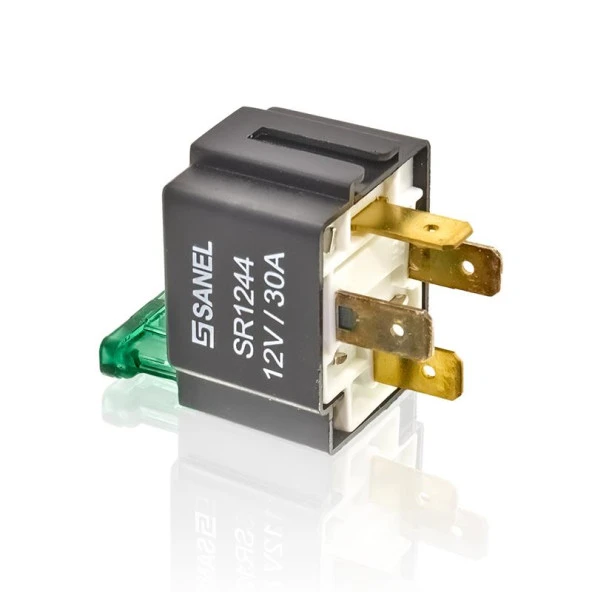 Sanel SR1244 Sigortalı Röle 12v 30ah ürün görseli 1