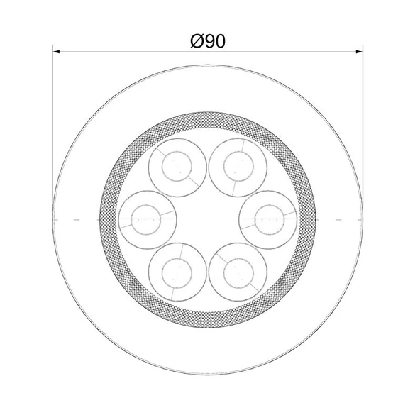 Sanel Led Gömme Spot 12/24v  Beyaz - Resim 4
