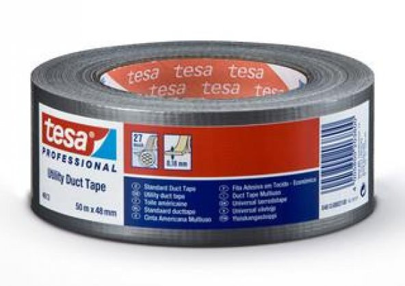 Tesa 4610 Duct Tape 50mmx25mt Siyah ürün görseli 1
