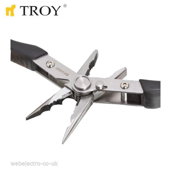 Troy T21090 Çift Yönlü Pense+Kargaburun - Resim 2