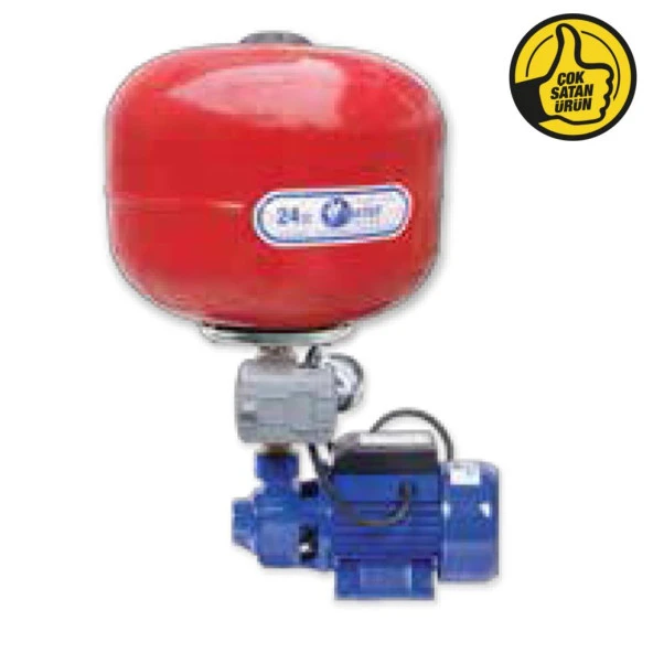 Watersound 0.5 Hp Hidrofor + 24 Litre Tank Set ürün görseli 1