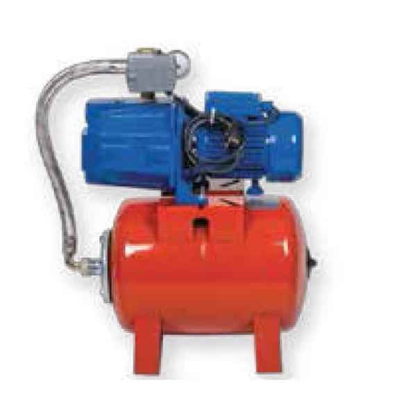 Water Sound M/80H AUTO 24lt Yatık Tanklı Hidrofor 1hp ürün görseli 1