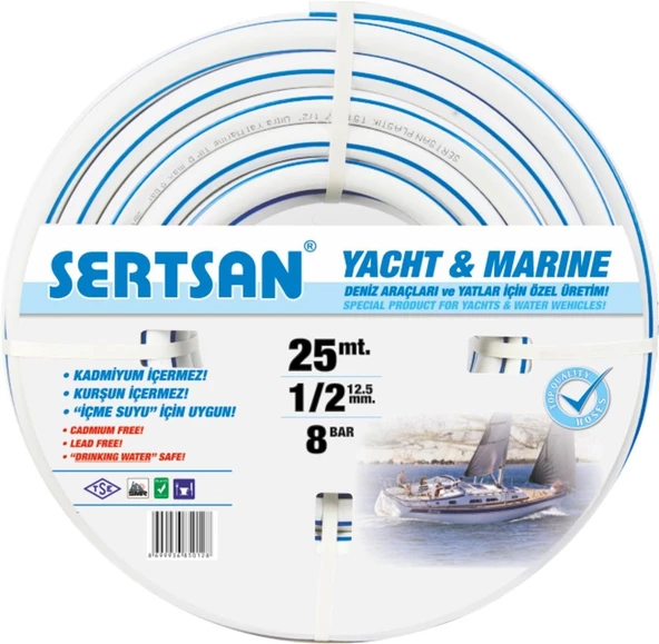 Sertsan Ultra Yat Marin Hortum 1/2"  15mt ürün görseli 1