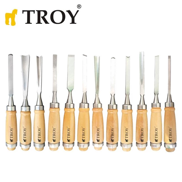 Troy 25004 Iskarpela Seti 12 Parça ürün görseli 1
