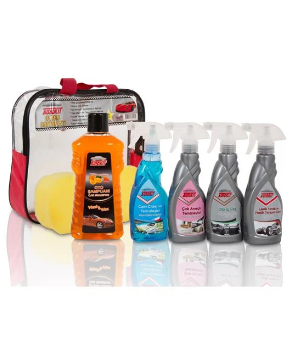 Autokit Oto Temizlik Seti 6 Parça ürün görseli 1
