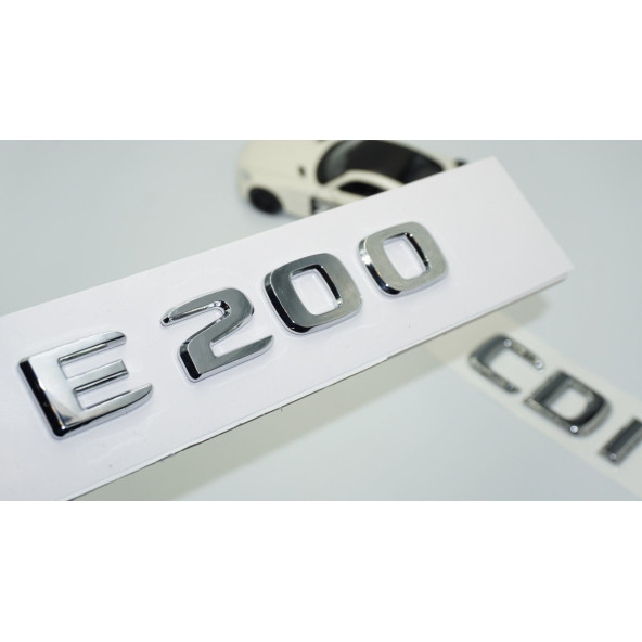 DK Tuning E200 CDi Bagaj Krom ABS 3M 3D Yazı Logo Benz İle Uyumlu ürün görseli 1