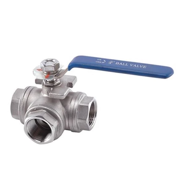 Krom Üç Yönlü Küresel Vana   11/4" ürün görseli 1