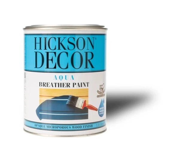 Hickson Decor Aqua Breather Paint - Ahşap Boyası  1lt PolarWhite ürün görseli 1