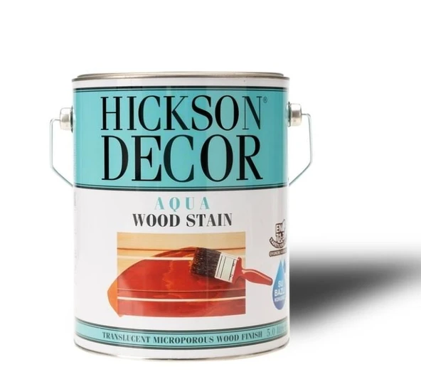Hickson Decor Ultra Aqua Wood Stain - Renkli Ahşap Vernik  5lt Calif ürün görseli 1