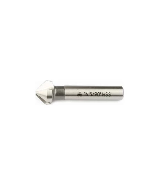 Mte 3 Ağızlı Silindirik Saplı Havşa Freze 90°  16.5mm ürün görseli 1