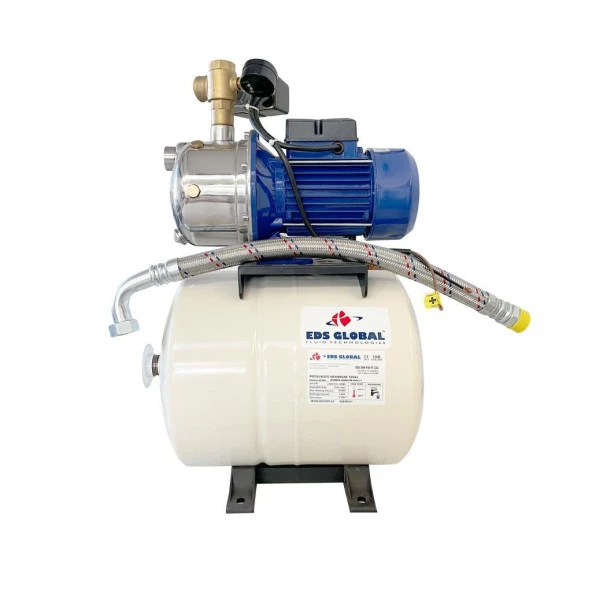 Water Sound SYDC400-50-1 AUTO 24lt Sabit Mebranlı Tanklı Hidrofor 24v 0.75hp ürün görseli 1