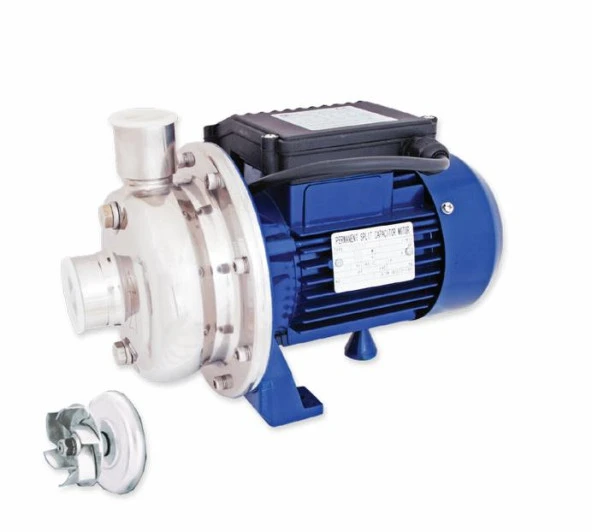 Water Sound BK120D 304 Kalite Paslanmaz Açık Fanlı Santrifüj Pompası 1.2hp ürün görseli 1
