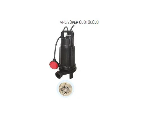 Water Sound VHG100/32MF Döküm Gövdeli Süper Öğütücülü Atık Su Pompası 1hp ürün görseli 1