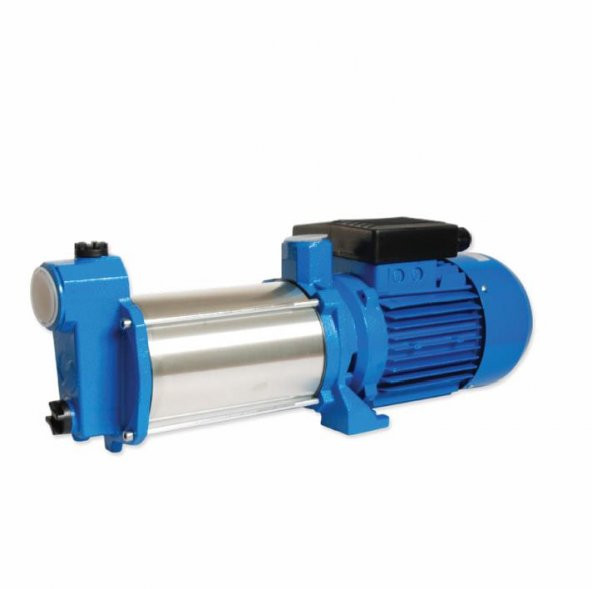 Water Sound YMP6-60 Krom Yatık Milli Çok Kademeli Pompa 1.5hp ürün görseli 1
