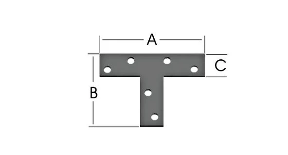 Er-mo Sac T Gönye   15x55x70mm ürün görseli 1