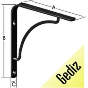 Er-mo Gediz Raf Altı  Gümüş 25x25cm - Resim 2
