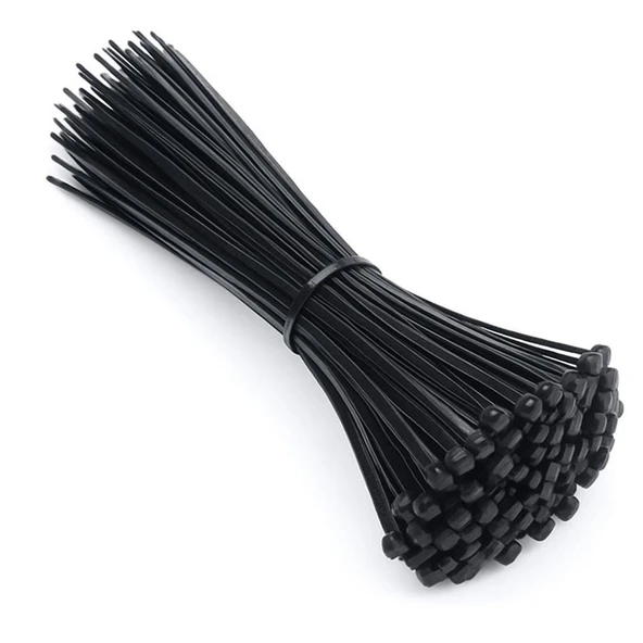 Pemsan Kablo Bağı 8x750mm 100lü Paket  Siyah ürün görseli 1