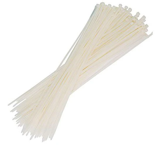 Pemsan Kablo Bağı 4,8x200mm 100lü Paket   Beyaz ürün görseli 1