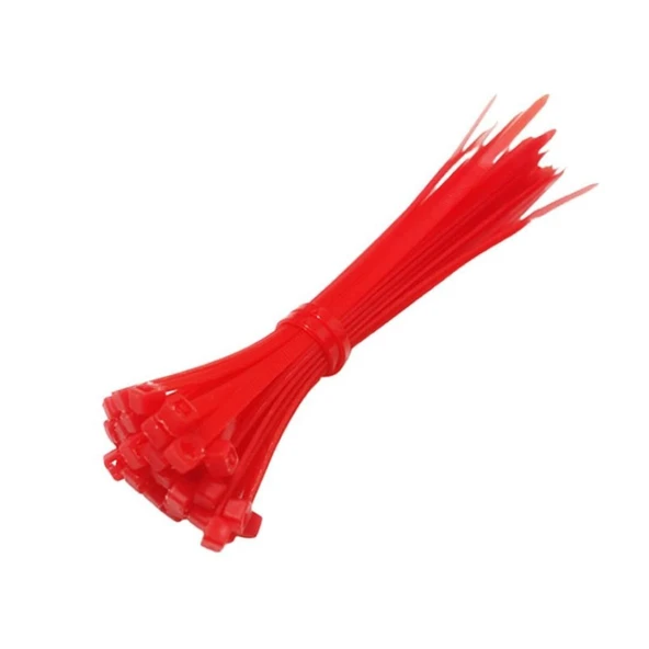 Gwest Kablo Bağı 4,8x370mm 100lü Paket   Kırmızı ürün görseli 1